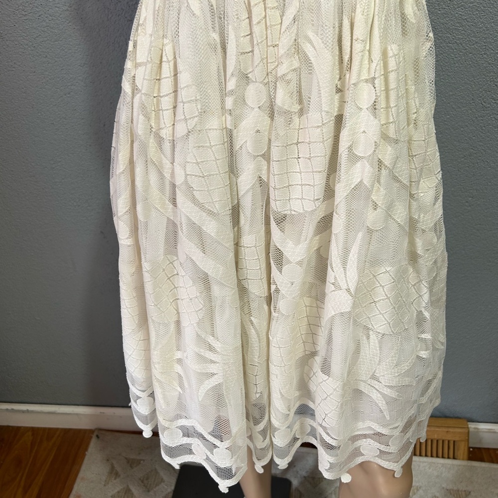Maeve Anthropology pina pineapple lace fit and flare size 0 - Picture 5 of 12